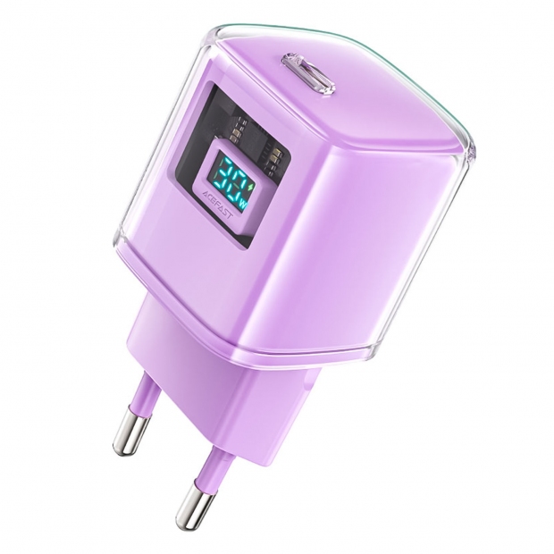 Anúncio: CARREGADOR ACEFAST A53 30W USB-C ALFALFA PURPLE