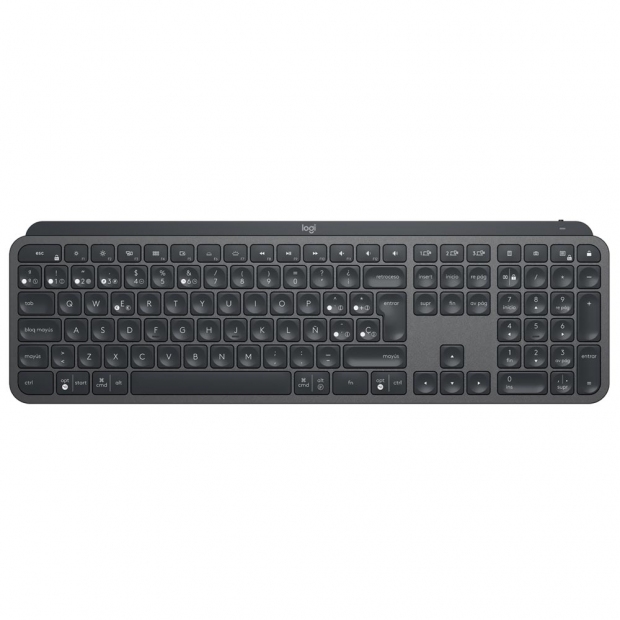 Anúncio: TECLADO LOGITECH MX KEYS 920-011561 GRAPHITE WILERESS - Espanhol