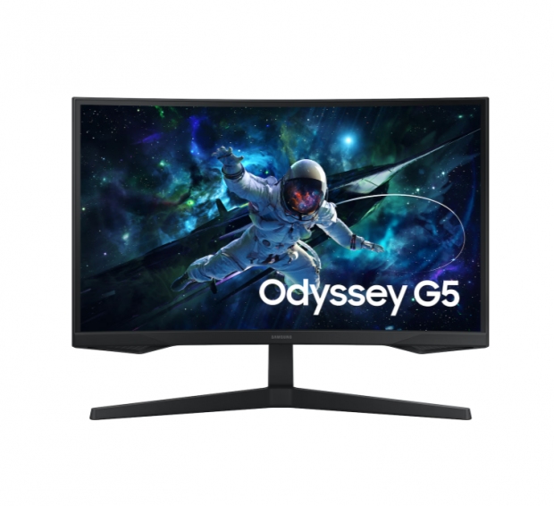 Anúncio: Monitor Samsung Gaming Odyssey G5 G55C LS27CG552ENXZA Curvo 27" 2K QHD (2560 x 1440), 1ms, 165Hz 1xHDMI 2.2, 1xDisplayPort 1.2, 1xConector de Audio, 1x USB-A, AMD FreeSync, Preto|