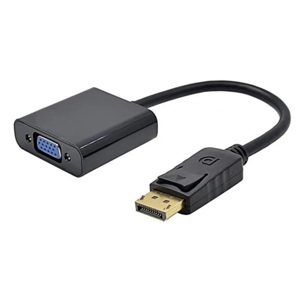 Anúncio: ADAPTADOR DISPLAYPORT P/ VGA SATE AL-30 1080P