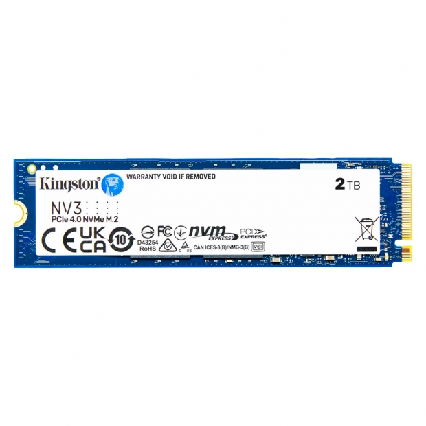 Anúncio: SSD Kingston NV3, 2TB, M.2 NVMe, Leitura até 6000MB/s, Gravação 5000MB/s, SNV3S/2000G