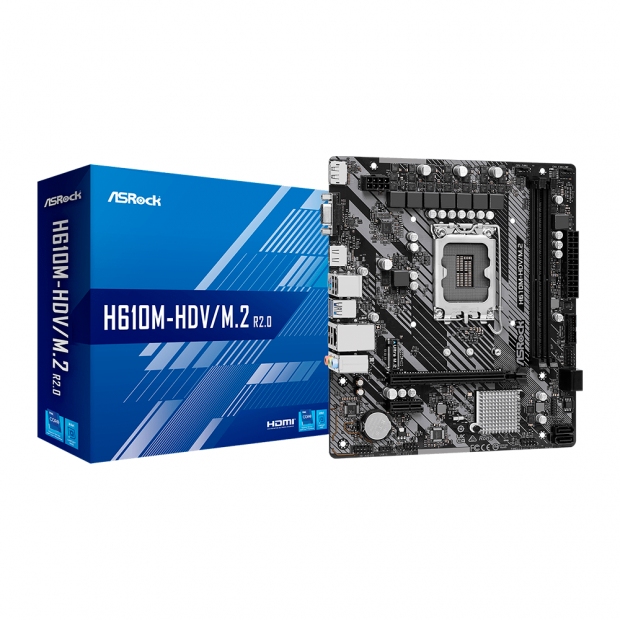Anúncio: MB 1700 ASROCK H610M-HDV/M.2 R2.0 DDR4/HDMI/DP