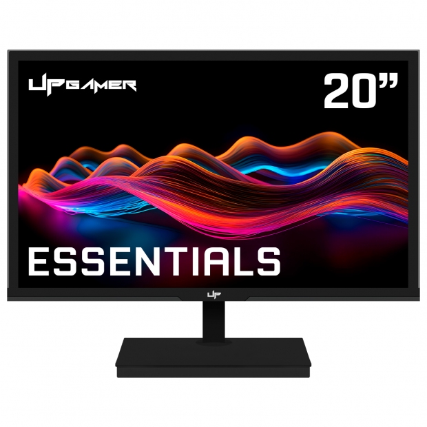 Anúncio: Monitor UP Gamer G Series Essentials, 20", HD, Tela Plana, 60Hz, 5Ms, HDMI, VGA, UPG20VA60, Preto