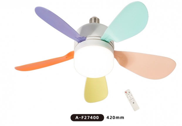 Anúncio: VENTILADOR DE TETO SATE C/LUMINARIA A-F27400 E27 30W C/CONTROL
