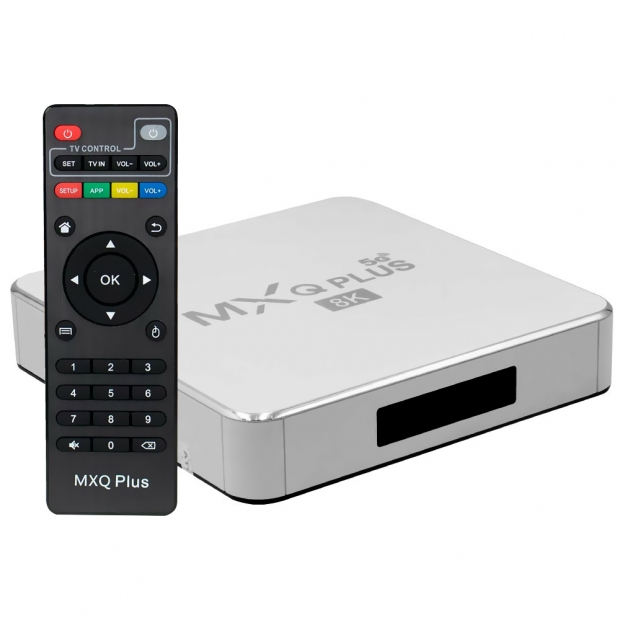 Anúncio: RECEPTOR TV BOX MXQ PLUS 8K 5G 64GB/256 ADR11 SILV SILVER