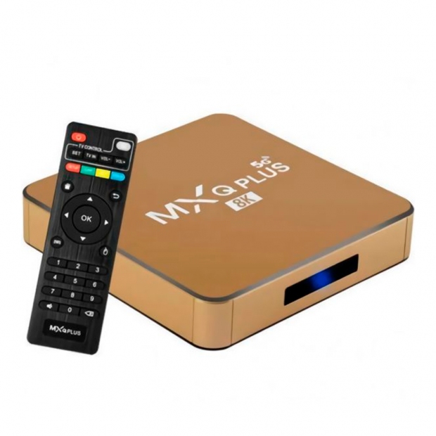 Anúncio: RECEPTOR TV BOX MXQ PLUS 8K 5G 32GB/128 ADR11 GOLD