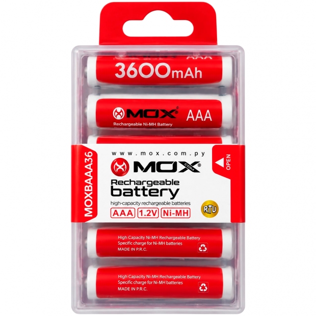 Anúncio: PILHA AAA RECARREGAVEL MOX AAA X8 3600MAH