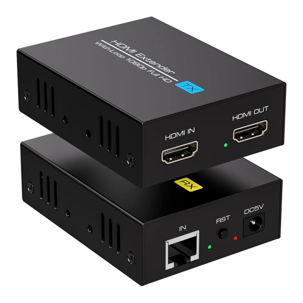 Anúncio: ADAPTADOR HDMI P/ RJ45P EXTENSOR 120 MTS MICROFINS