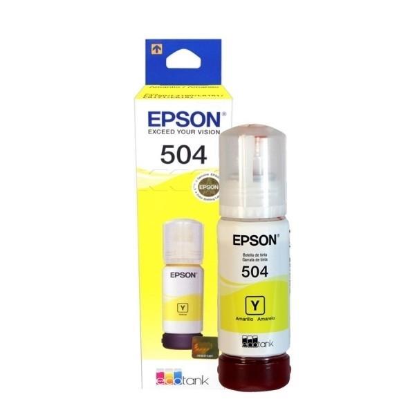 Anúncio: TINTA EPSON T504 420 AMARELO 70ML C13T03N42A