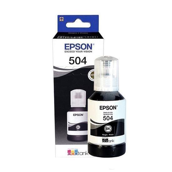 Anúncio: TINTA EPSON T504 120 PRETO 127ML C13T03N12A
