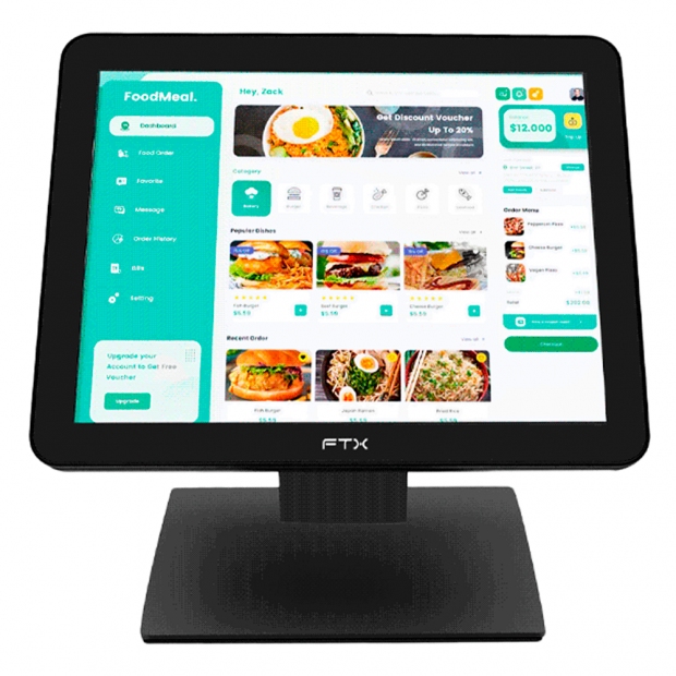 Anúncio: Monitor Touchscreen Capacitivo FTX MT17V1 17" SXGA (1280 x 1024), 5ms, 1xHDMI, 1xVGA (D-Sub), 1xUSB, 1x Jack 3.5mm, Preto