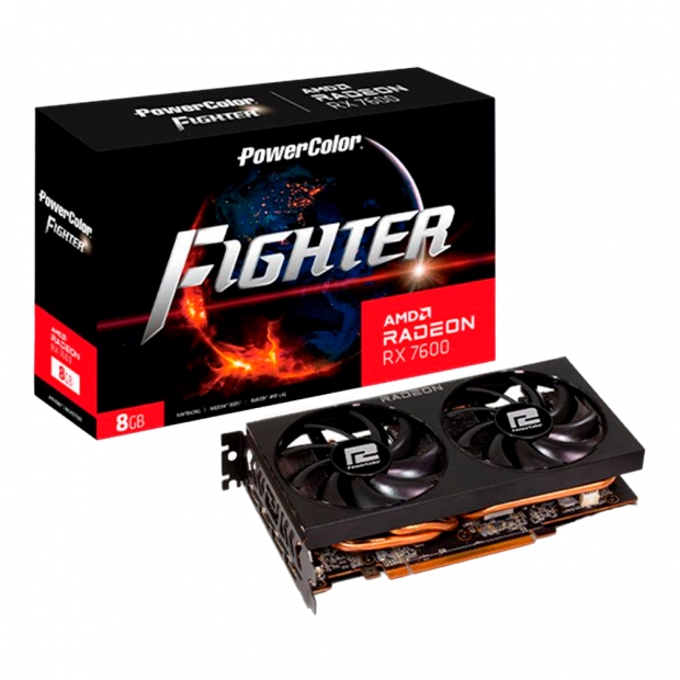 Anúncio: VGA RX7600 8GB FIGHTER POWER COLOR AMD RADEON RX7600 8G-F/V2 GDDR6