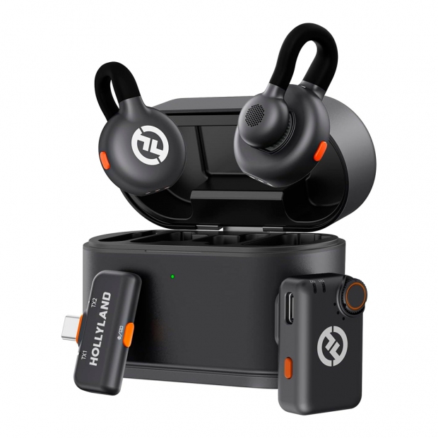Anúncio: Microfone Sem Fio Hollyland LARK M2S Mini Combo USB-C 2RX + 2TX Space Gray