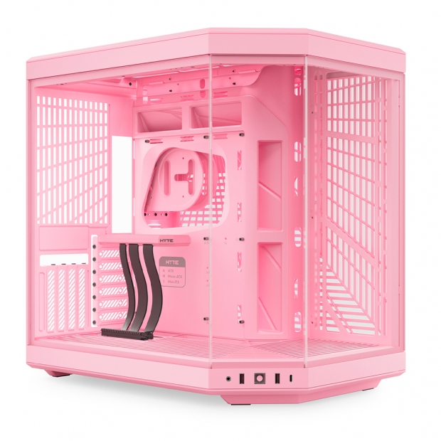 Anúncio: Gabinete Gamer HYTE Y70 Aquário Mid Tower E-ATX Vidro Temperado Frontal Lateral CS-HYTE-Y70-SM Strawberry Milk Rosa