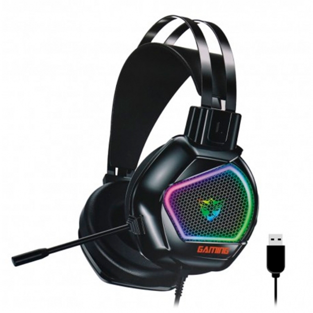 Anúncio: FONE USB SATE C/MIC AE-301 RGB PRETO