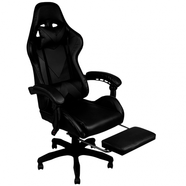 Anúncio: CADEIRA GAMER XTREME LEVEL C/POSA PIES BLACK LVS-046