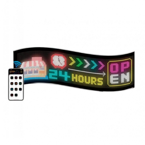Anúncio: PAINEL LED SATE A-MP33 30X96 3072 LED 48X20CM