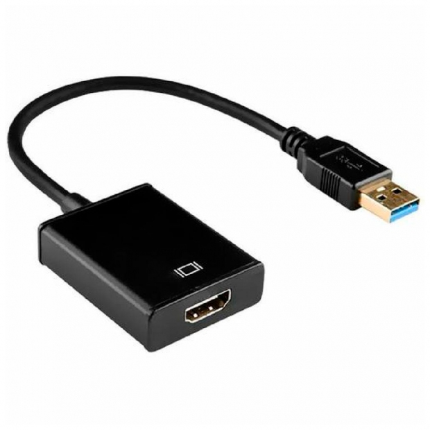 Anúncio: ADAPTADOR USB P/ HDMI USB 3.0 TROVE FULLHD BLACK