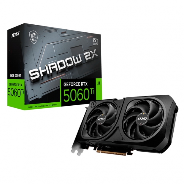 Anúncio: VGA RTX5060TI 16GB MSI SHADOW 2X OC PLUS GDDR7 024 912-V535-024|