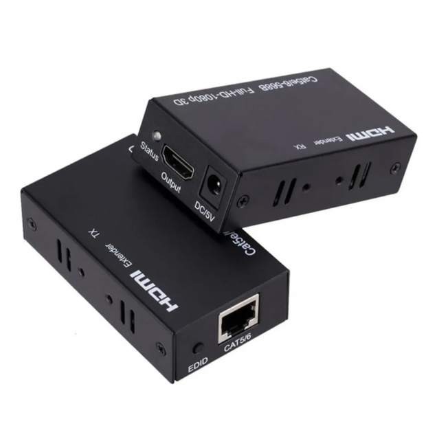 Anúncio: ADAPTADOR HDMI P/ RJ45P EXTENSOR 60M MTS 1080P HDTV-60M 101518|