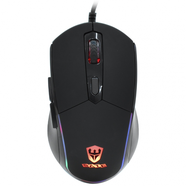 Anúncio: MOUSE SATE A-566 USB RGB 3600DPI PRETO|