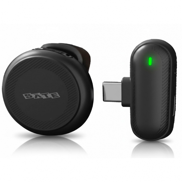 Anúncio: MICROFONE SATE A-MK102 LIGHTNING + USB-C PRETO