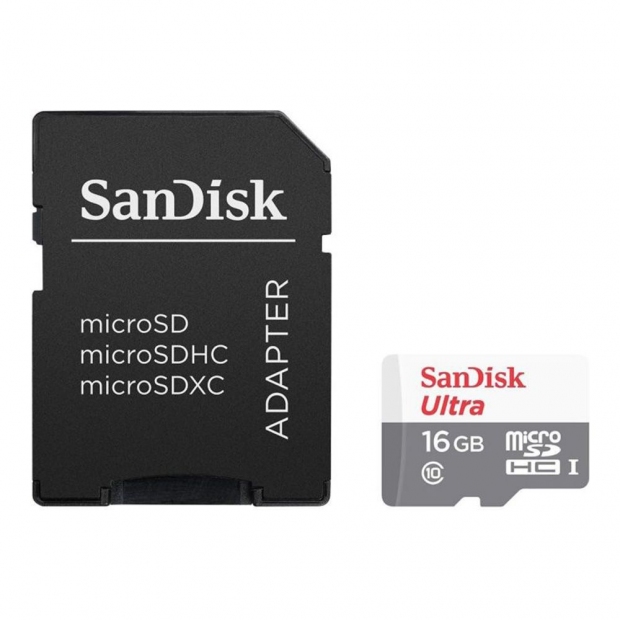 Anúncio: CARTAO MICROSD 16GB SANDISK ULTRA 80M XXXXX 016G-GN3MA