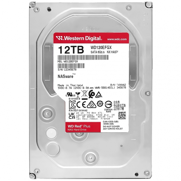 Anúncio: HD 12TB WD RED PLUS WD120EFGX 7200RPM NAS 7200RPM