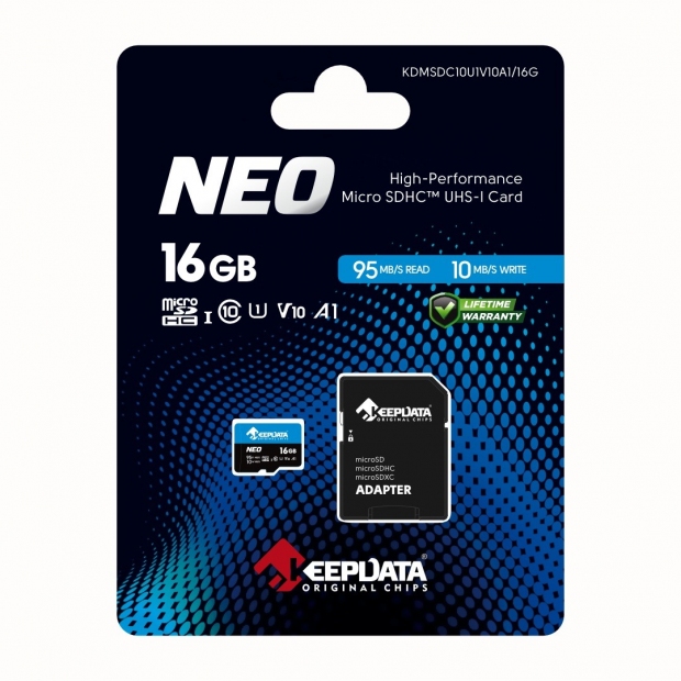 Anúncio: CARTAO MICROSD 16GB KEEPDATA NEO V10 A1 C10 KDMSDC10U1V10A1 /16