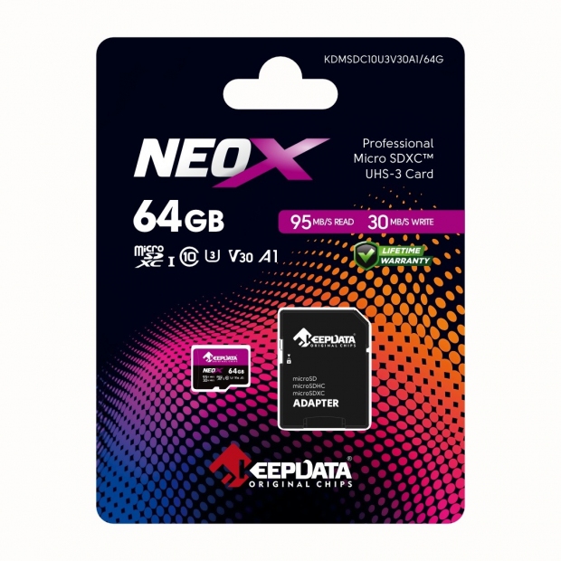 Anúncio: CARTAO MICROSD 64GB KEEPDATA NEOX V30 A1 C10 KDMSDC10U3V30A1 /64