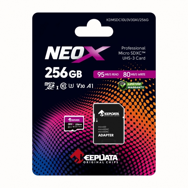 Anúncio: CARTAO MICROSD 256GB KEEPDATA NEOX V30 A1 C10 KDMSDC10U3V30A1 /256
