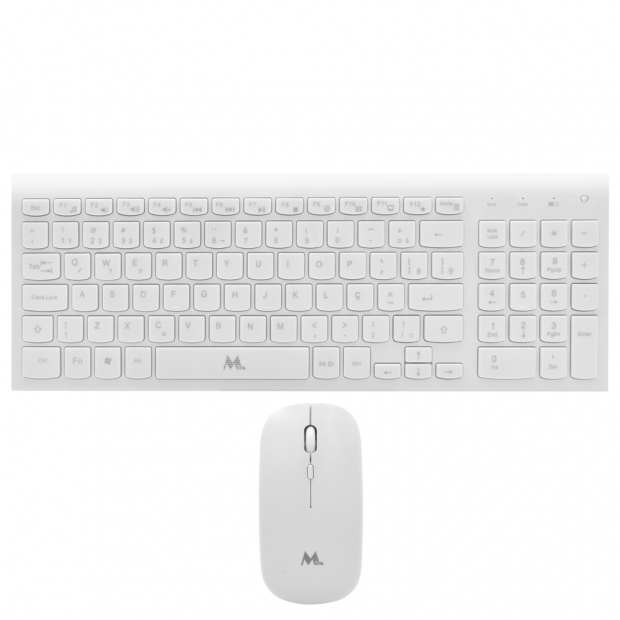 Anúncio: TEC/MOUSE MTEK KM-5515W PORTUGUES WIRERLESS WHITE