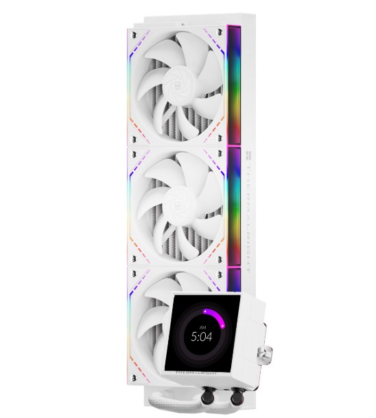 Anúncio: Water Cooler CPU Thermalright Peerless Vision 360 ARGB WHITE, Liquid, Branco, 360MM, Intel 115X/1200/1700/1851/2011/2066, AMD AM4/AM5