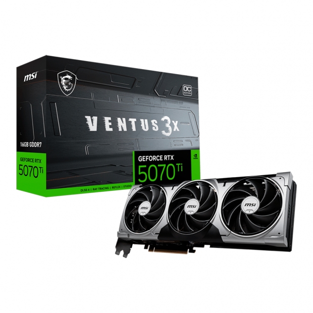 Anúncio: Placa de Vídeo MSI GeForce RTX5070TI VENTUS 3X OC, 16GB GDDR7, 256Bits, 1x HDMI 3x DisplayPort, 912-V531-461