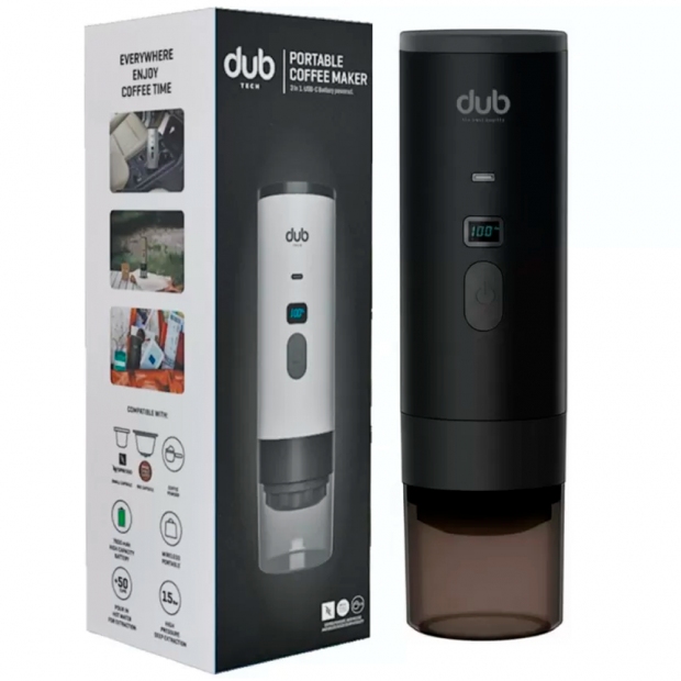 Anúncio: MOEDOR DE CAFE DUB PORTABLE COFFEE MAKER 3EN1 BLK