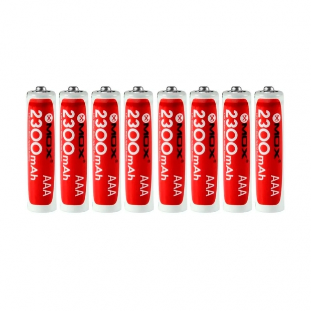 Anúncio: Pilhas Recarregável Mox AAA com 8 Pilhas, 2300MAH