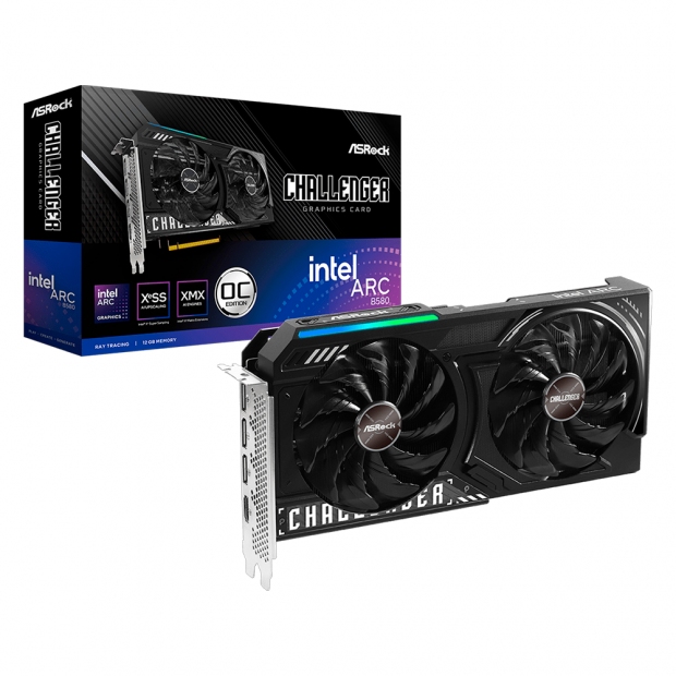 Anúncio: VGA B580 12GB ASROCK INTEL ARC B580 CHALLENGER OC 90-GA5LZZ-00UAN Z