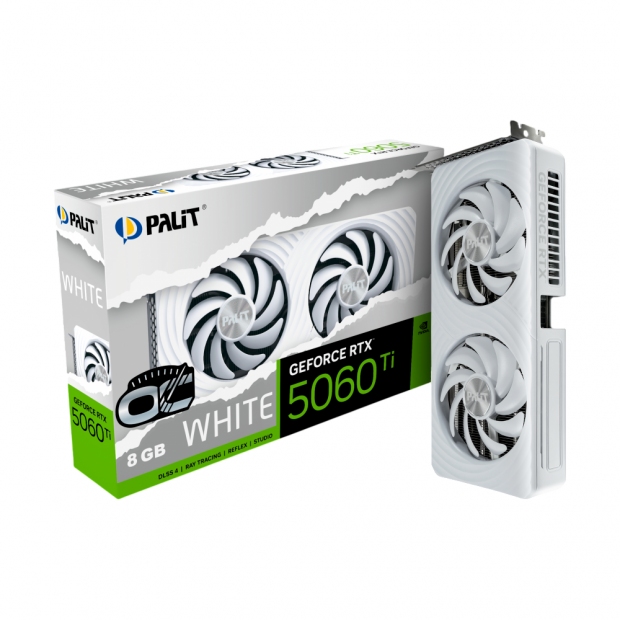 Anúncio: VGA RTX5060TI 8GB PALIT OC WHITE NE7506TU19P1 NE7506TU19P1-GB 2062M