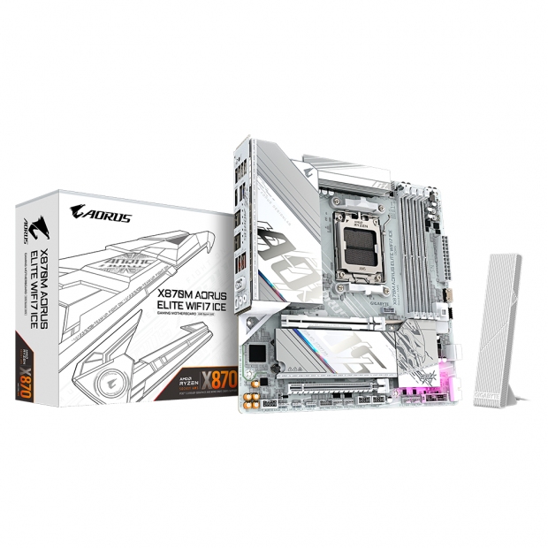 Anúncio: MB AM5 GIGABYTE X870M AORUS ELITE WIFI7 ICE DDR5