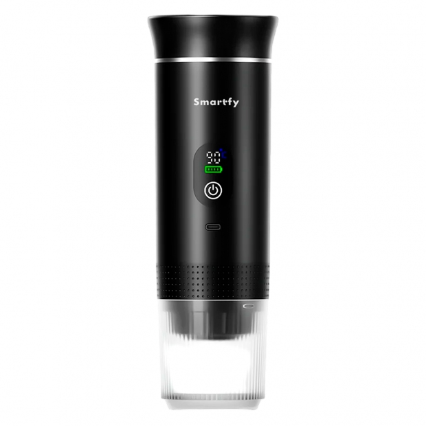 Anúncio: CAFETEIRA SMARTFY PORTATIL CAFE01 3EN1 72W 150ML RECARRE PRETO