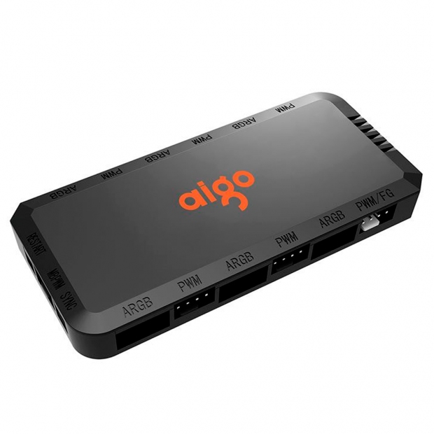 Anúncio: CONTROLADOR AIGO APC1 6 PORTAS ARGB PRETO