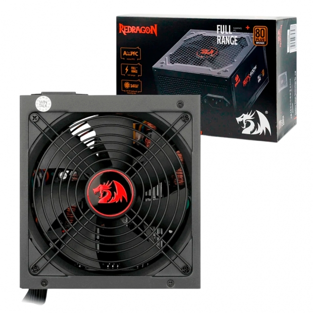 Anúncio: FONTE 600W REDRAGON GC-PS002 80P BRONZE *G