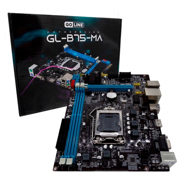 Anúncio: MB 1155 GOLINE B75M-G DDR3 HDMI/VGA/M.2/USB3.0