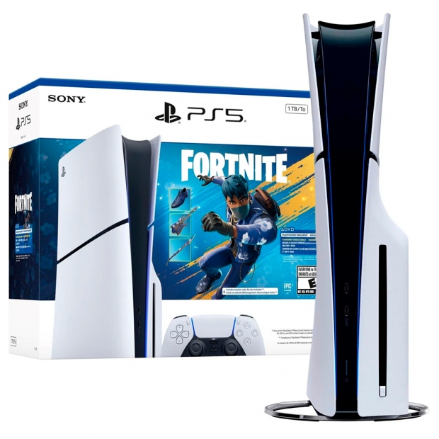 Anúncio: Console Sony PlayStation PS5 Slim CFI-2115A 4K 120Hz 1TB, Com Disco Bivolt + Fortnite