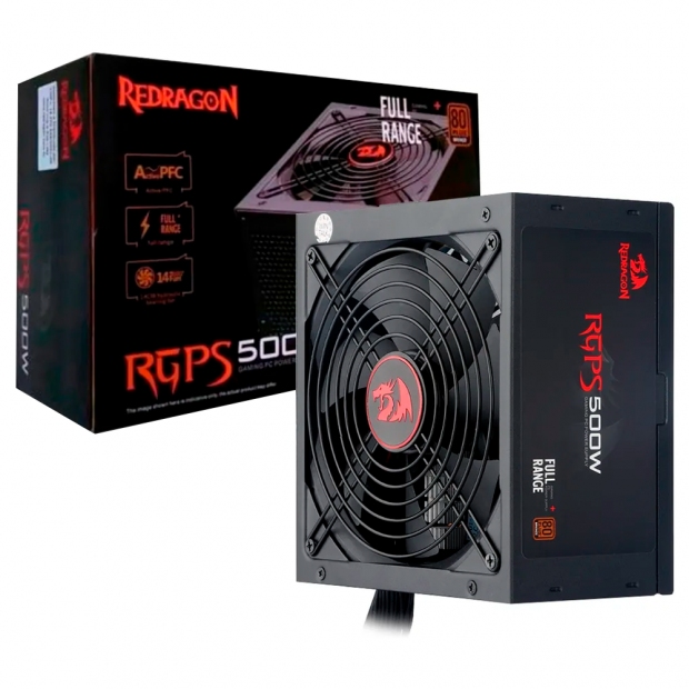 Anúncio: FONTE  500W REDRAGON GC-PS001 80+ BRONZE BIVOLT*G