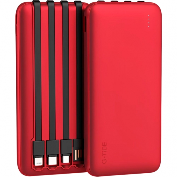 Anúncio: CARREGADOR PORT. G-TIDE P1 10000MAH 3.7V RED