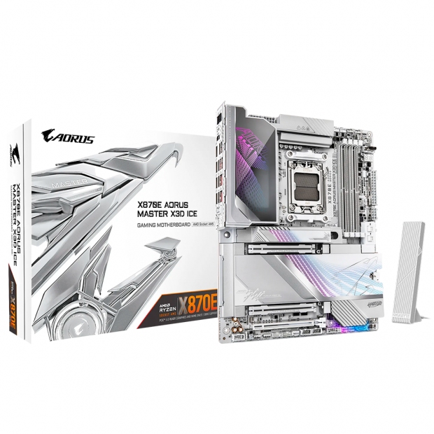 Anúncio: MB AM5 GIGABYTE X870E AORUS MASTER X3D ICE DDR5 HDMI/USB3.2