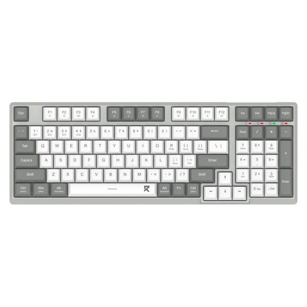 Anúncio: Teclado Redragon BK-7114WG, 96% Sem Fio USB-C, Switch Scissor, Cinza/Branco, Inglês