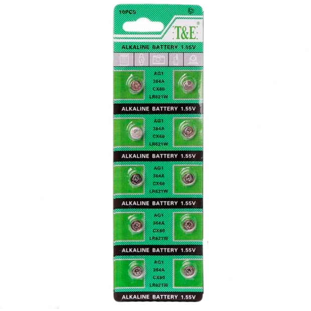 Anúncio: PILHA AG1/LR621W/364A TMMQ ALKALINA - PACK 10