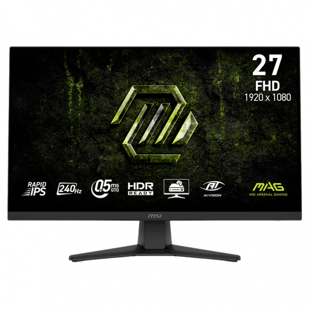 Anúncio: Monitor Gamer MSI MAG 272F X24, 27" Full HD IPS 240Hz 0.5ms Ready FreeSync Premium HDMI DisplayPort, Preto